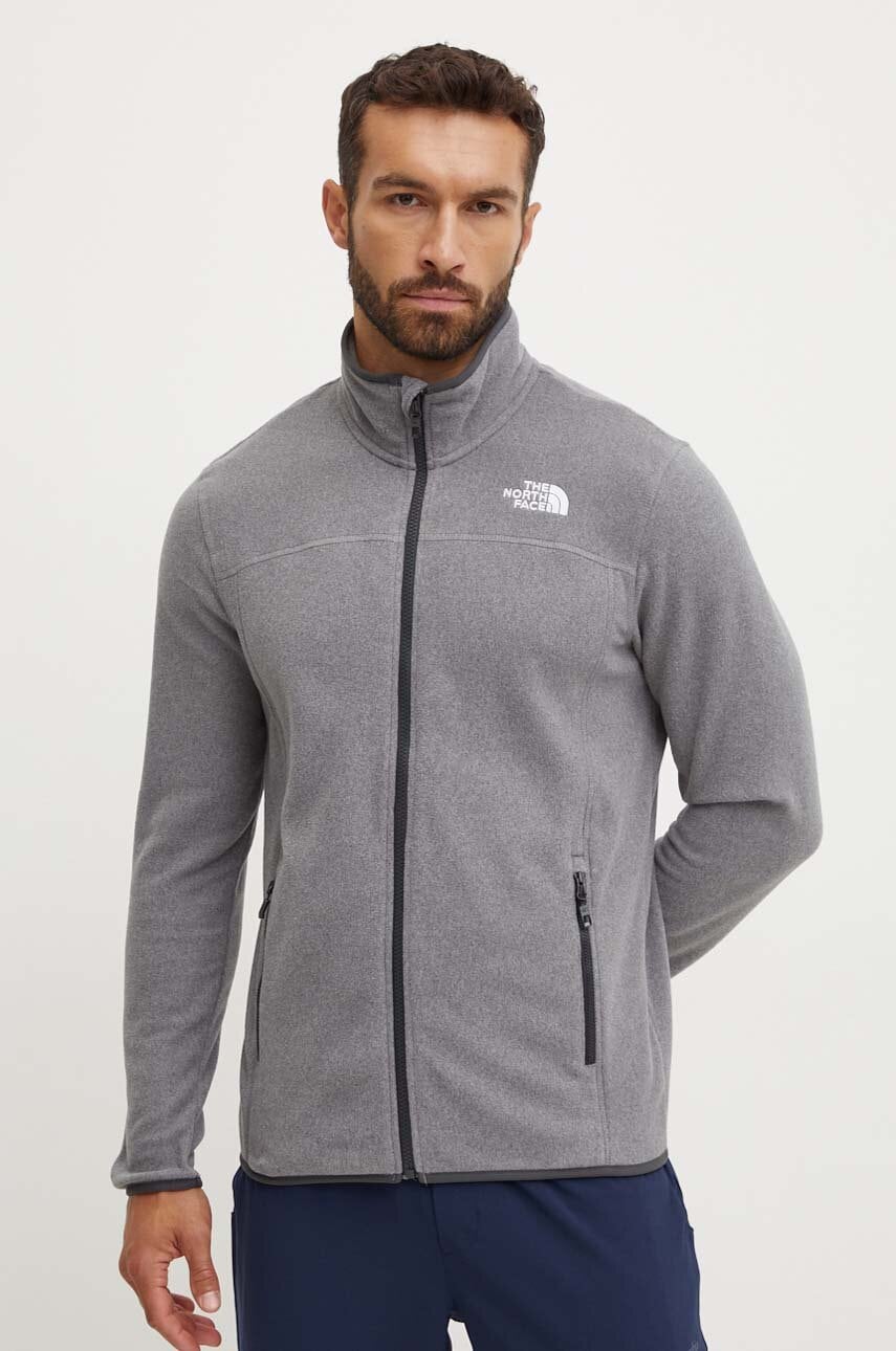 Αθλητική μπλούζα The North Face 100 Glacier χρώμα: γκρι, NF0A855X4HJ1