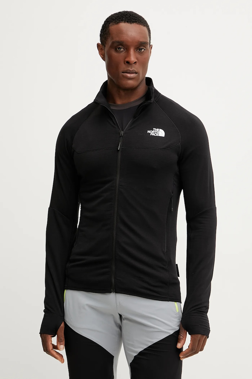 Αθλητική μπλούζα The North Face Bolt Polartec χρώμα: μαύρο, NF0A8BSXJK31