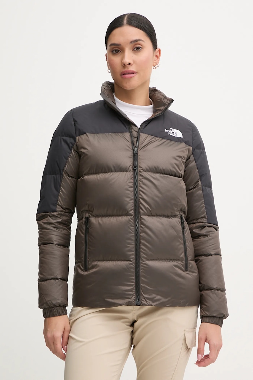 Πουπουλένιο αθλητικό μπουφάν The North Face Diablo 2.0 χρώμα: καφέ, NF0A89900BI1
