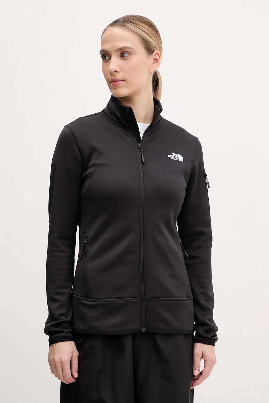 Αθλητική μπλούζα The North Face Mistyescape χρώμα: μαύρο, NF0A8BRKKX71