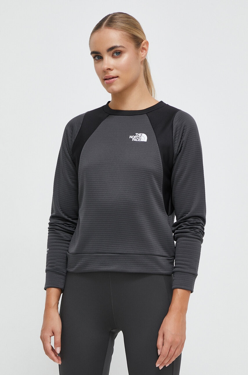 Αθλητική μπλούζα The North Face Mountain Athletics χρώμα: μαύρο