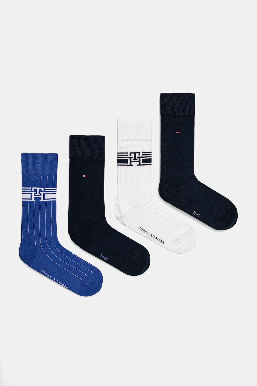 Κάλτσες Tommy Hilfiger 4-pack χρώμα: μπλε, 701235882