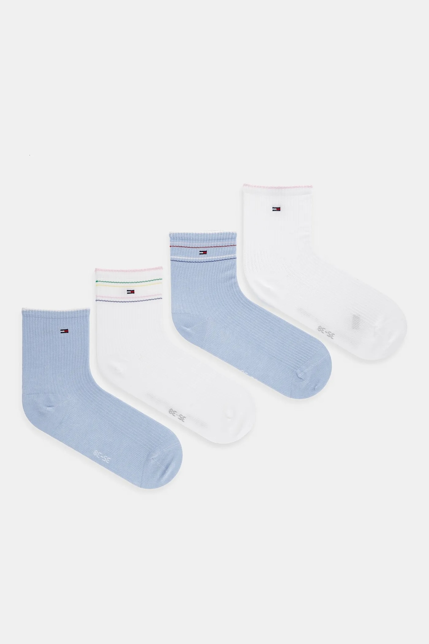 Κάλτσες Tommy Hilfiger 4-pack χρώμα: ροζ, 701235888