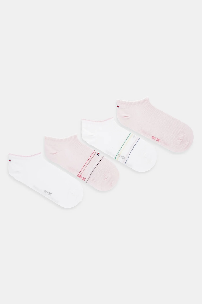 Κάλτσες Tommy Hilfiger 4-pack χρώμα: ροζ, 701235889