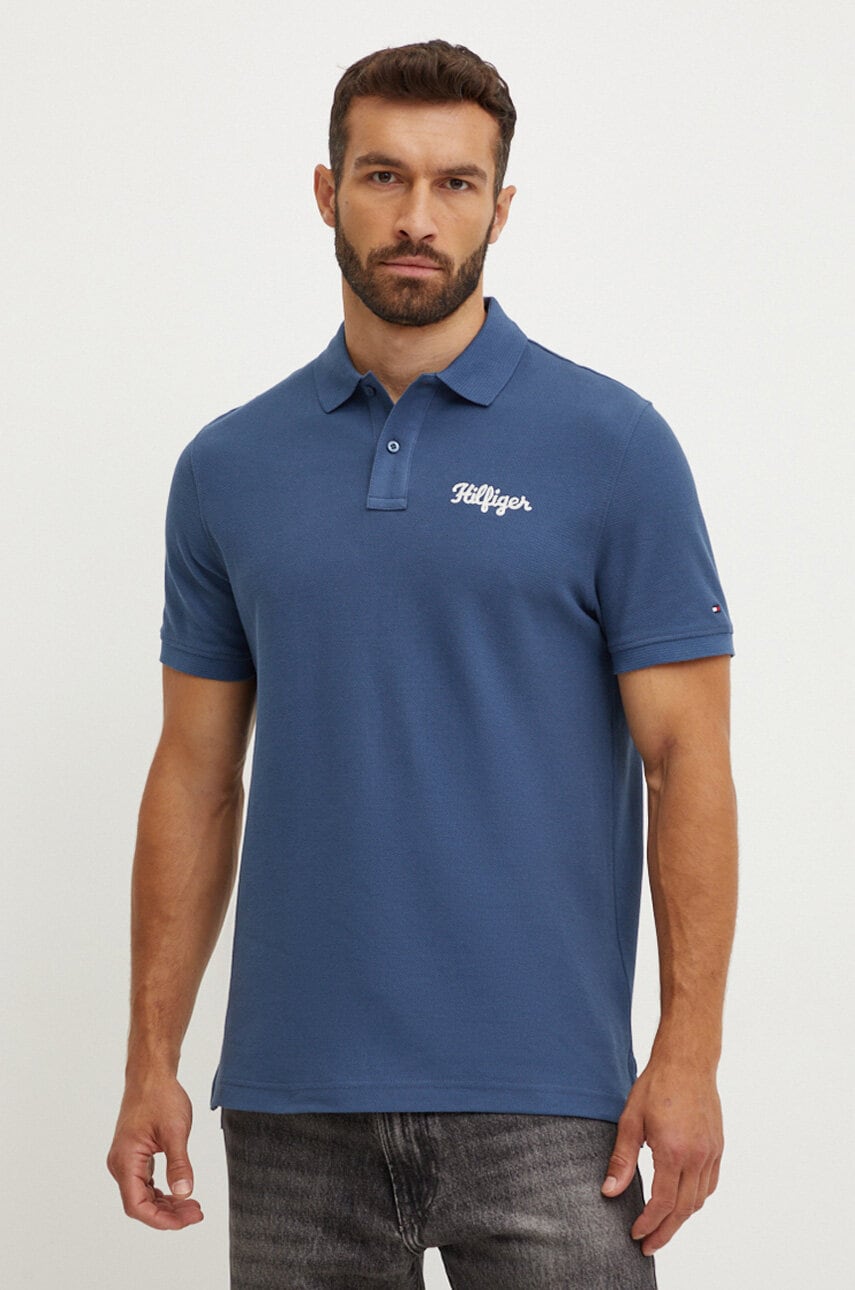 Βαμβακερό μπλουζάκι πόλο Tommy Hilfiger MW0MW35603