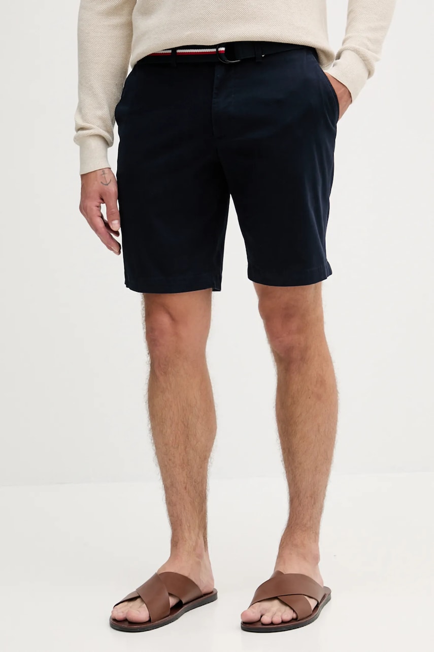 Σορτς Tommy Hilfiger χρώμα: ναυτικό μπλε, MW0MW39706