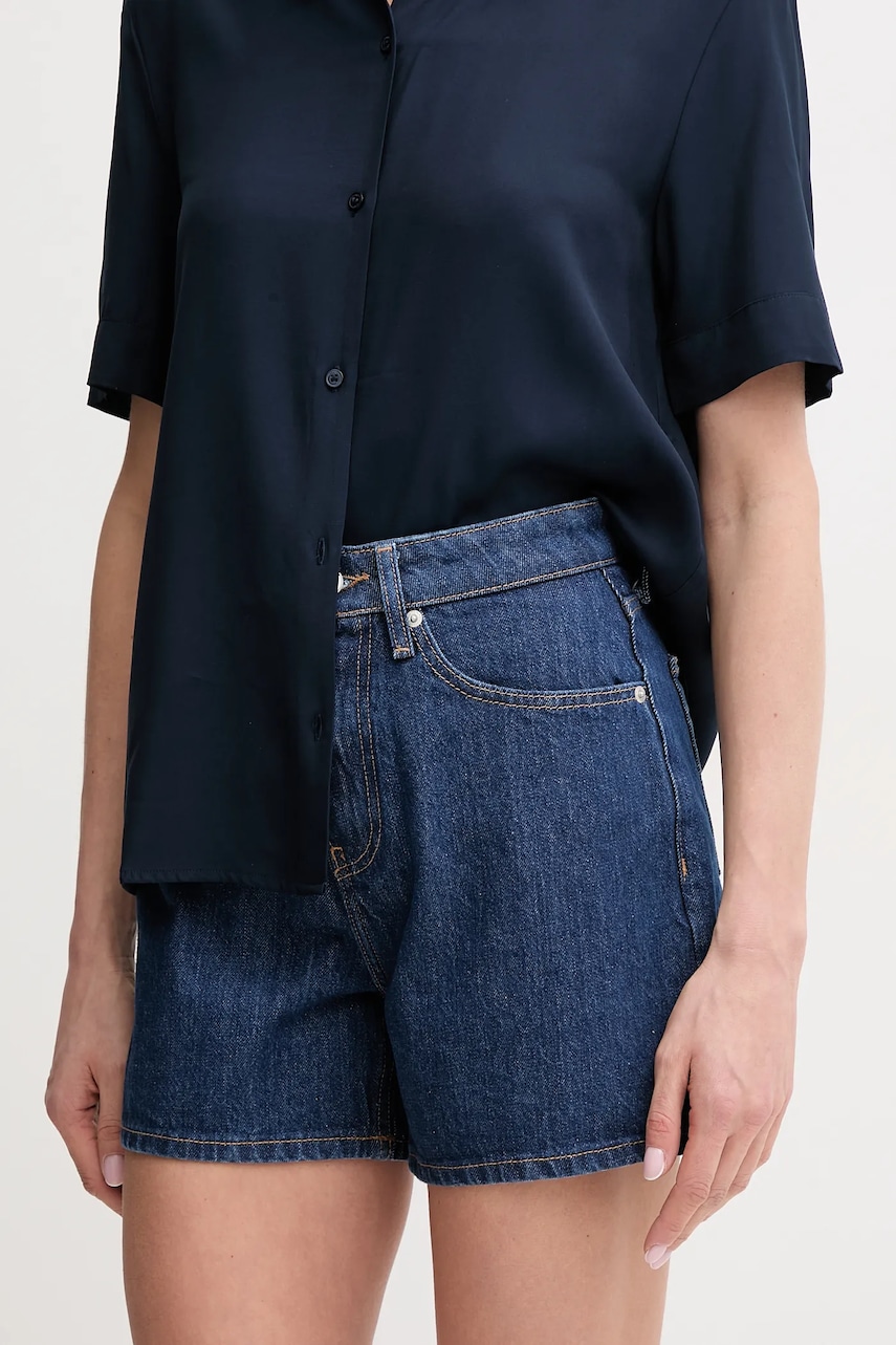 Τζιν σορτς Tommy Hilfiger χρώμα: μπλε, WW0WW44385