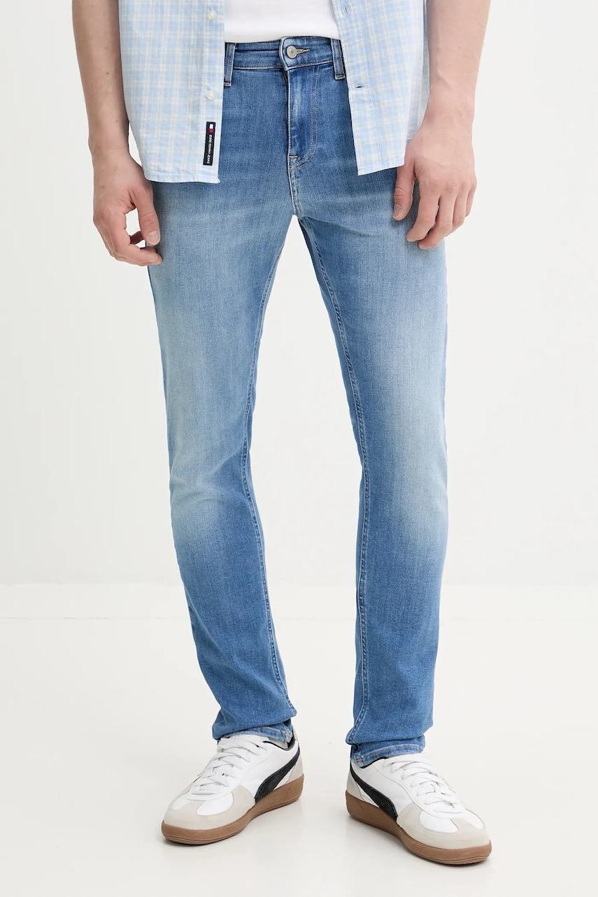Τζιν παντελόνι Tommy Jeans χρώμα: μπλε, DM0DM21002