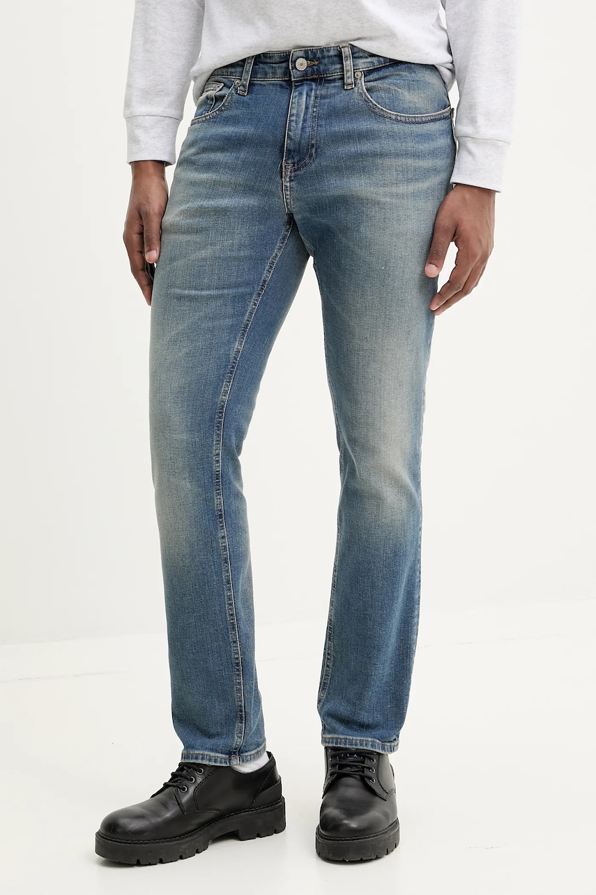 Τζιν παντελόνι Tommy Jeans χρώμα: μπλε, DM0DM21005
