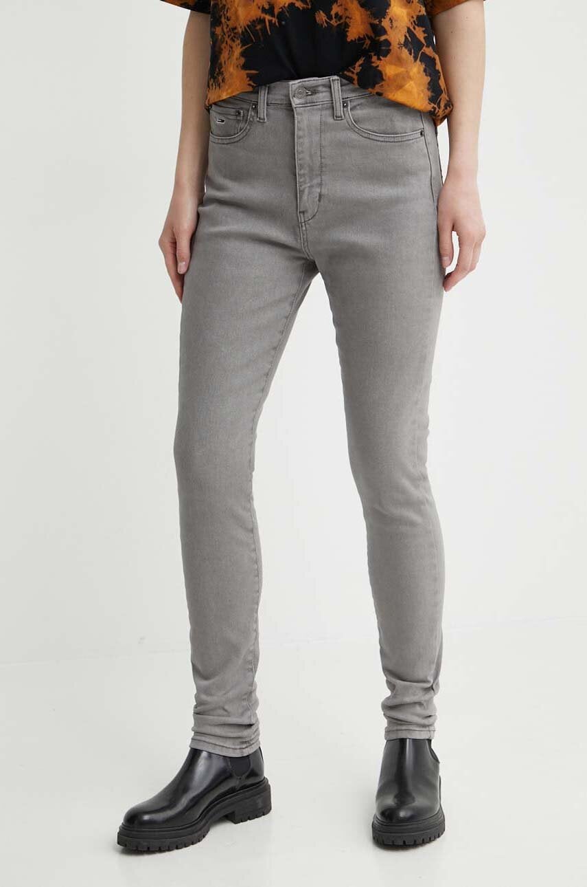 Τζιν παντελόνι Tommy Jeans χρώμα: μαύρο, DW0DW17594