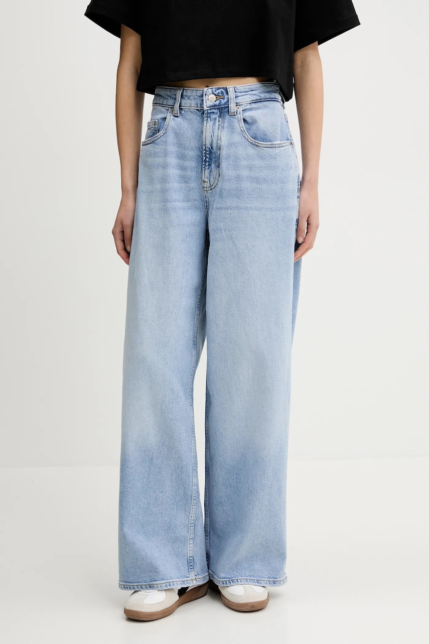 Τζιν παντελόνι Tommy Jeans χρώμα: μπλε, DW0DW20615