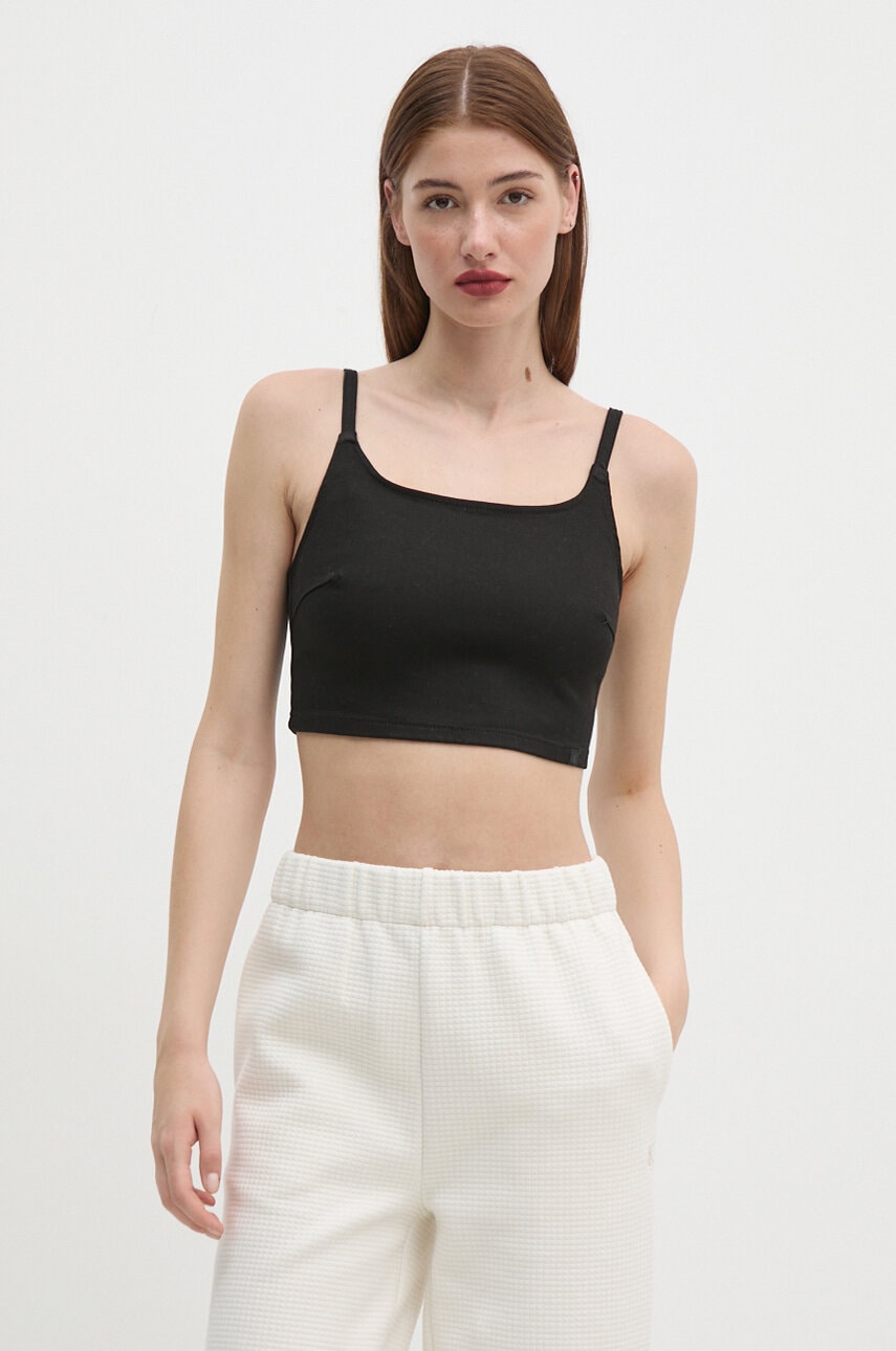 Top Calvin Klein Jeans χρώμα: μαύρο, J20J224449
