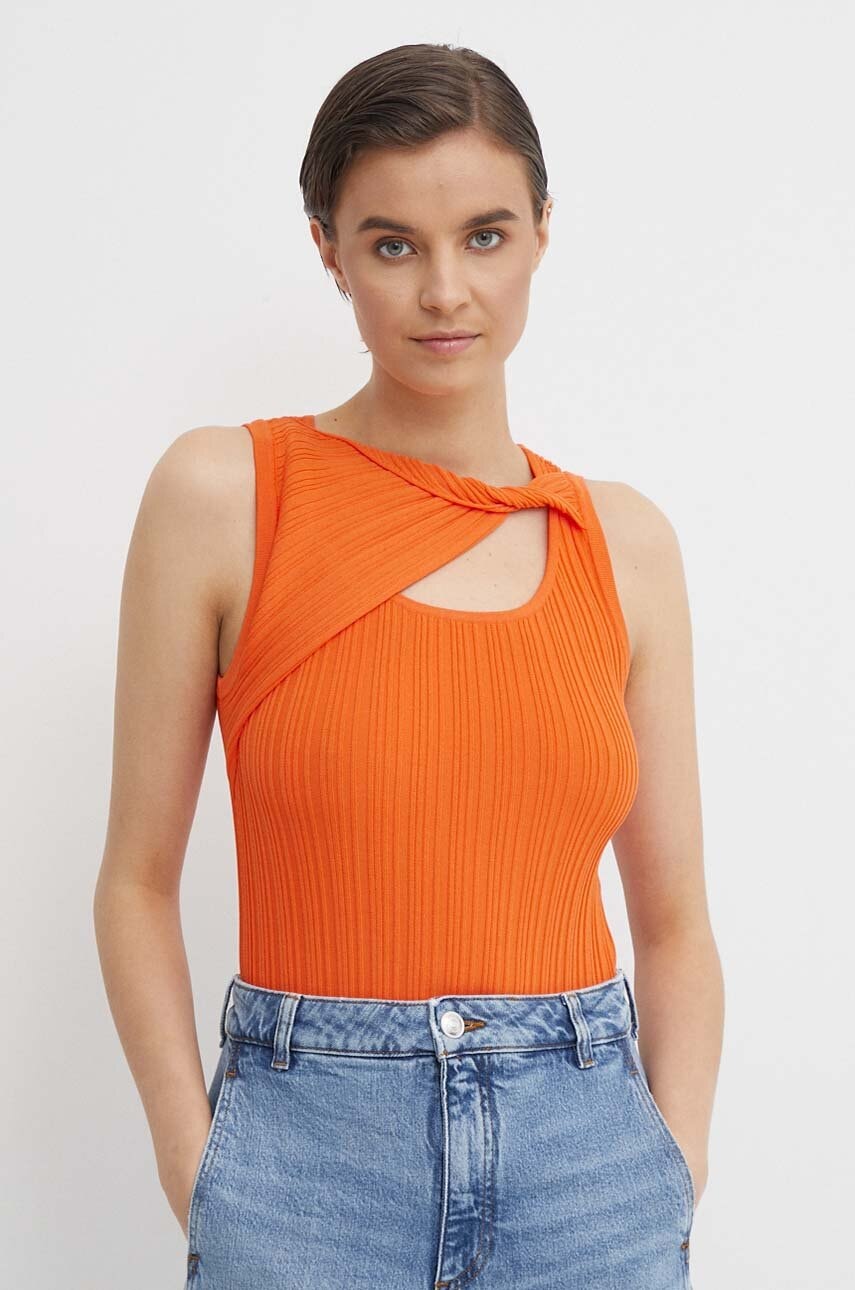 Top DKNY χρώμα: πορτοκαλί, P4BSAN40