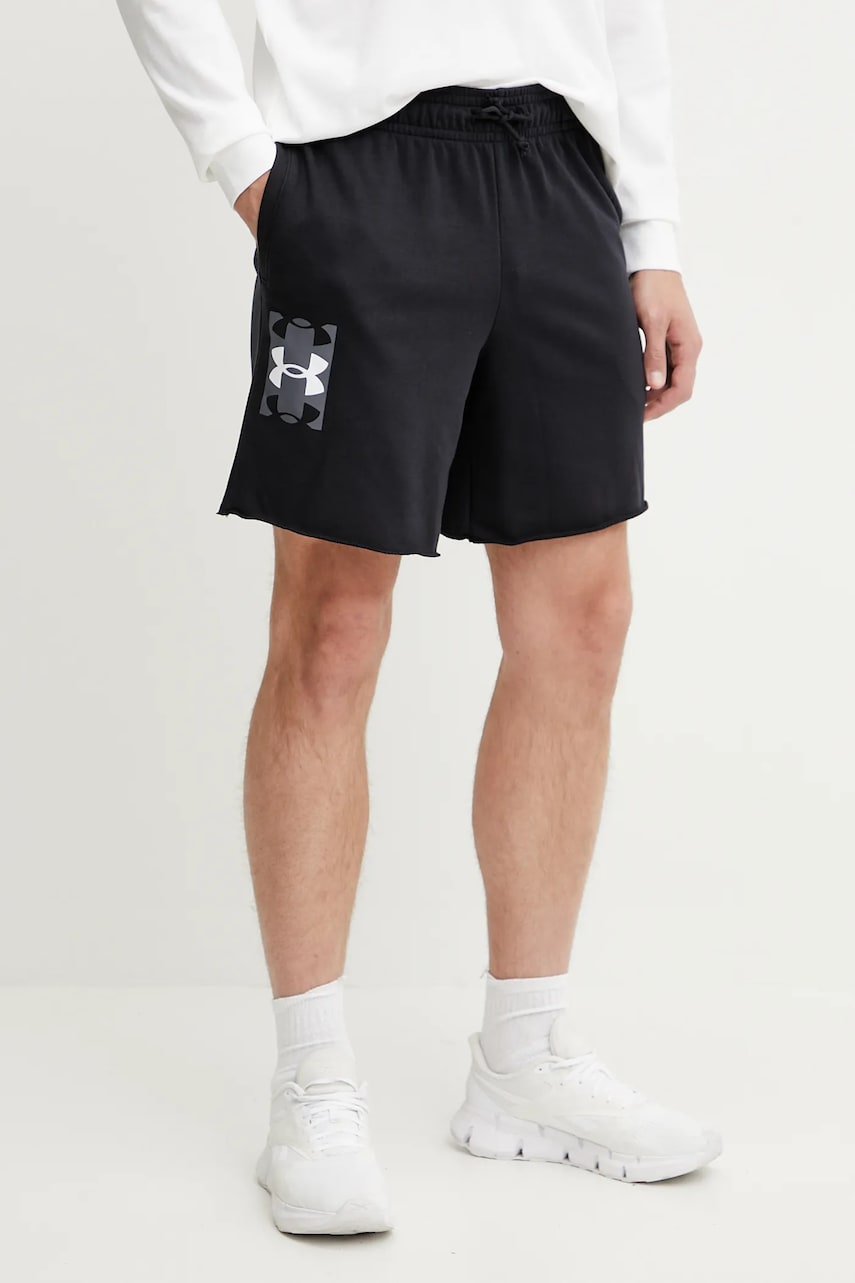 Σορτς προπόνησης Under Armour Rival Terry χρώμα: μαύρο, 1390147