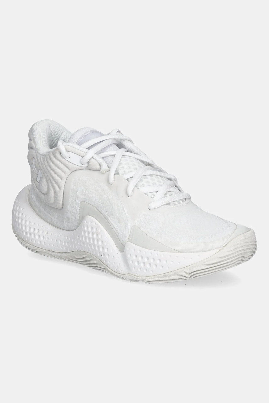 Παπούτσια μπάσκετ Under Armour Spawn 6 Mid χρώμα: άσπρο, 3027647