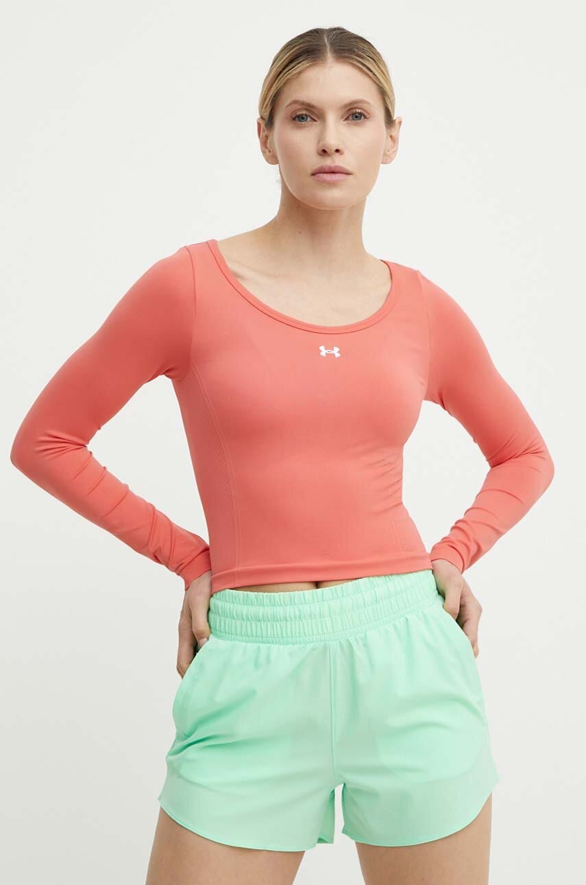 Μακρυμάνικο προπόνησης Under Armour Train Seamless χρώμα: πορτοκαλί, 1379150