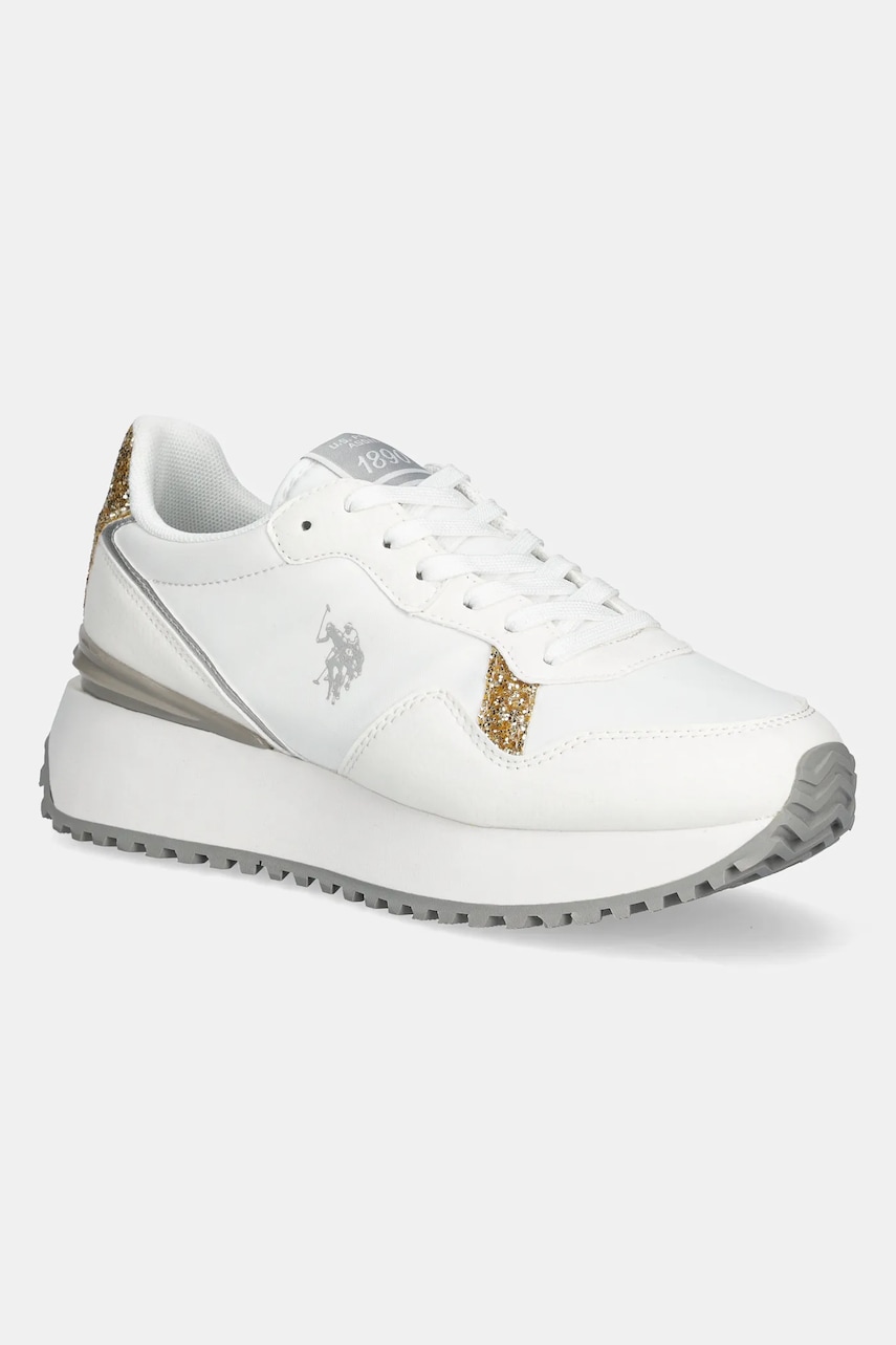 Αθλητικά U.S. Polo Assn. BAYLE χρώμα: άσπρο, BAYLE003W/5NU2