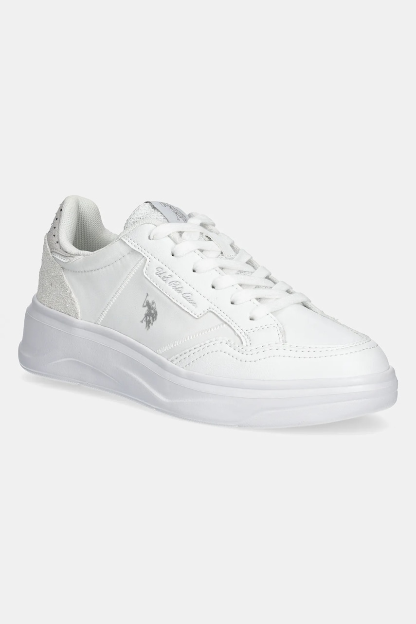 Αθλητικά U.S. Polo Assn. GINGER002W/5YT1 χρώμα: άσπρο, GINGER