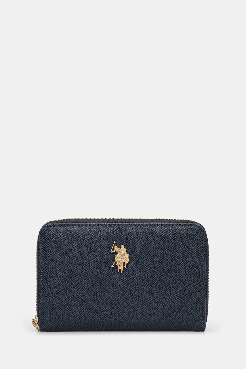 Πορτοφόλι U.S. Polo Assn. Jones χρώμα: ναυτικό μπλε, WEUJE8659WVP