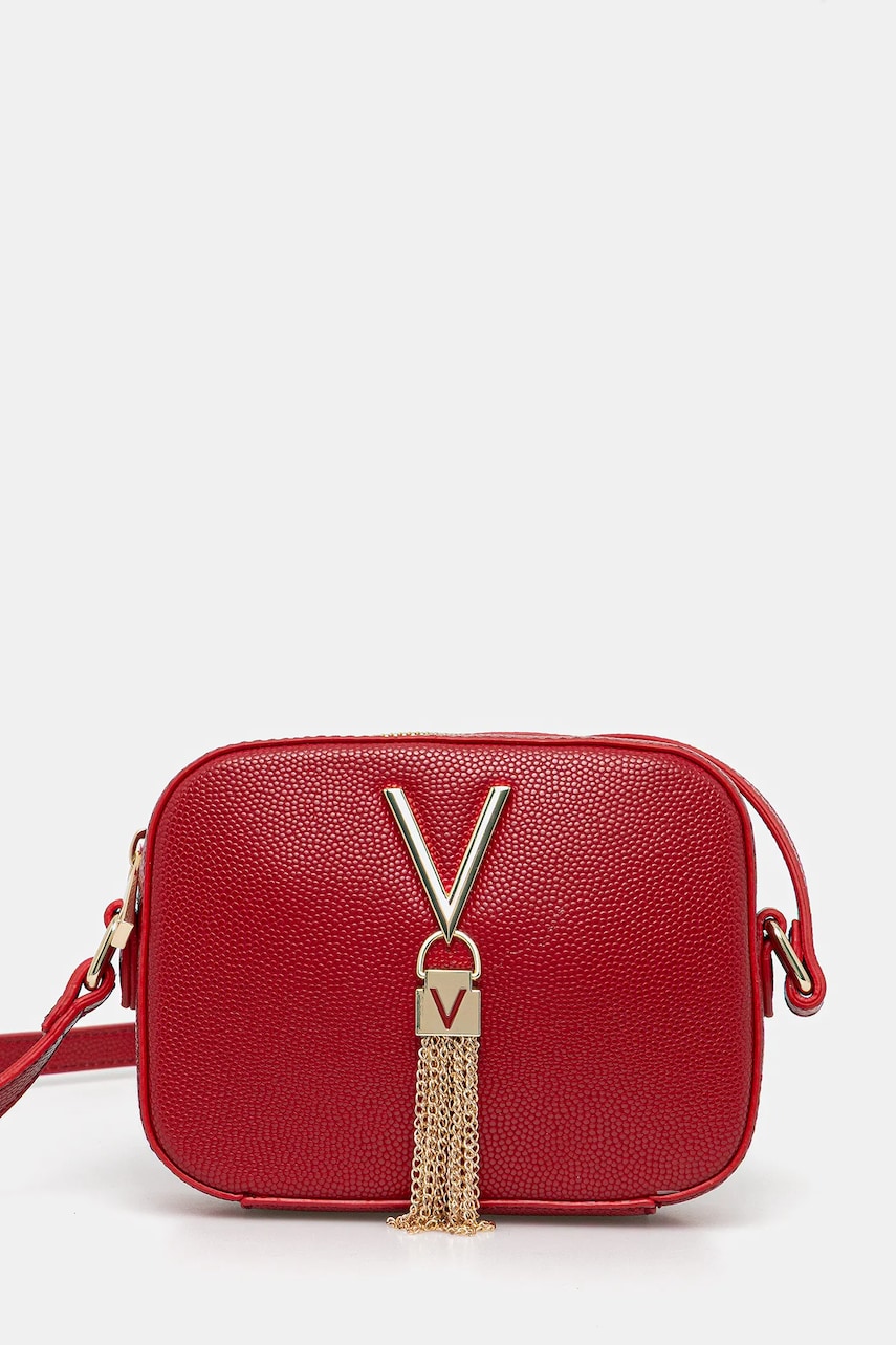 Τσάντα Valentino Bags χρώμα: μπορντό, VBS1R409G