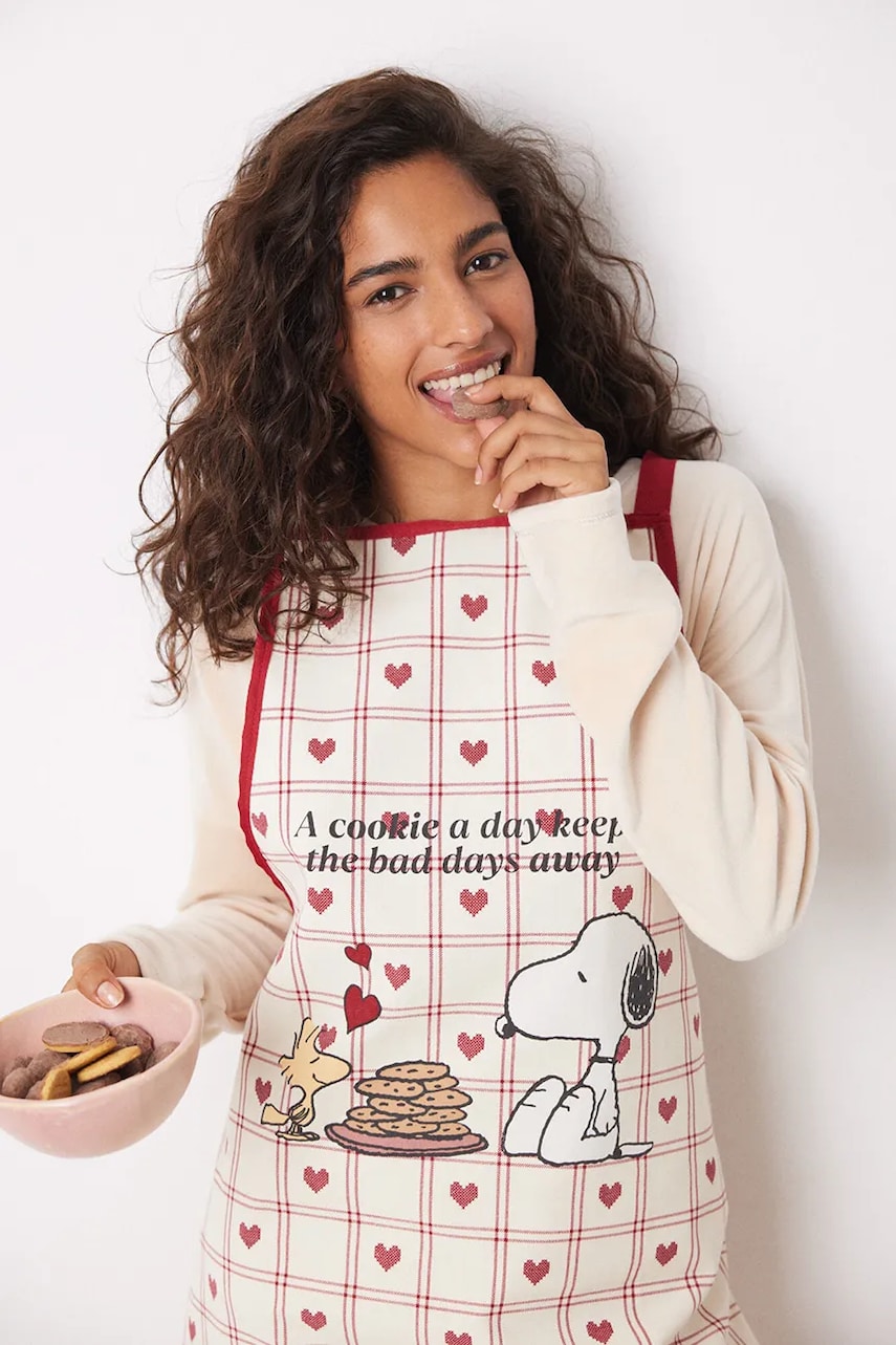 Ποδιά women'secret SNOOPY χρώμα: μπεζ, 1378892