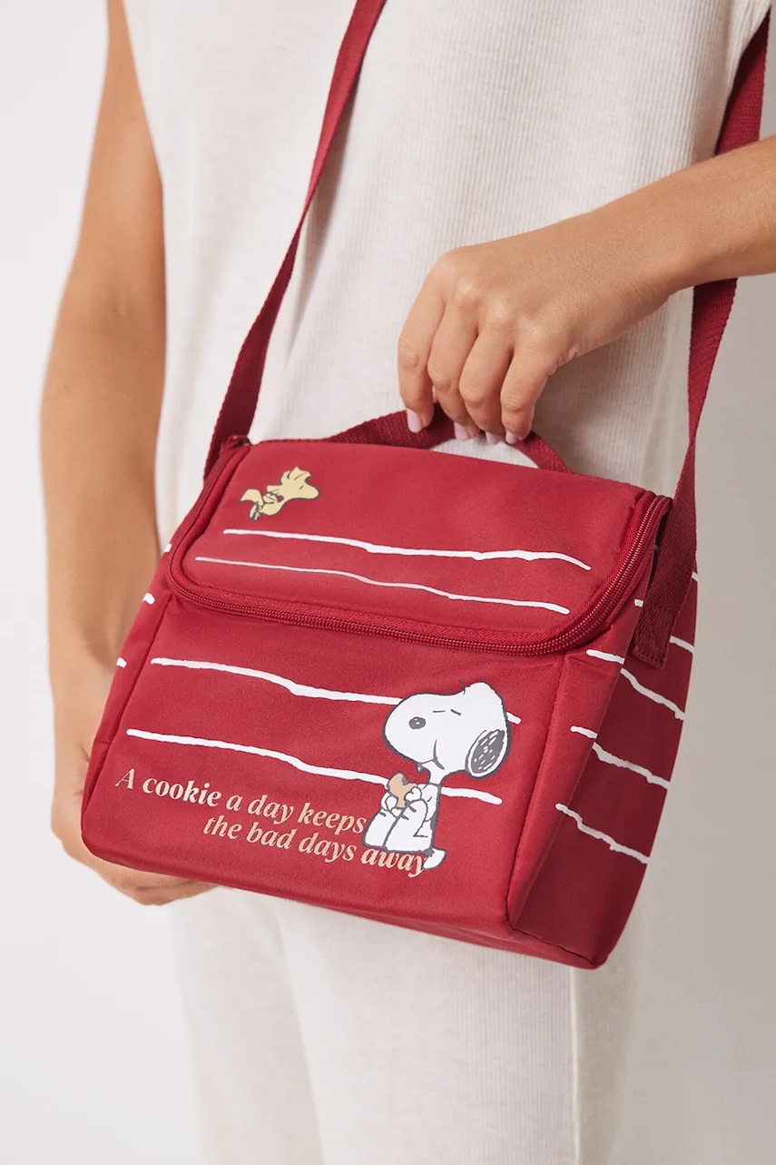 Ισοθερμική τσάντα women'secret SNOOPY χρώμα: κόκκινο, 4848852