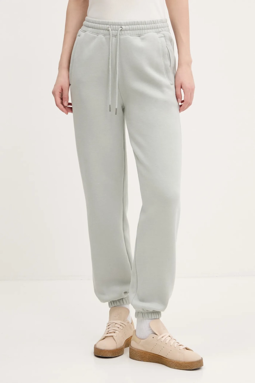 Παντελόνι φόρμας Abercrombie & Fitch χρώμα: πράσινο, KI147-5005