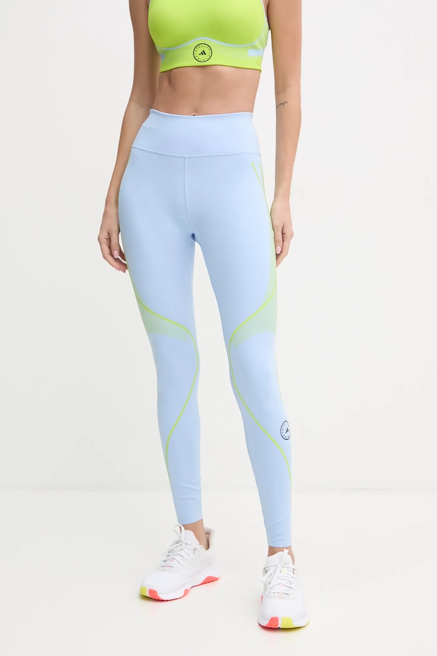 Κολάν προπόνησης adidas by Stella McCartney TruePace χρώμα: μπλε, IW7959