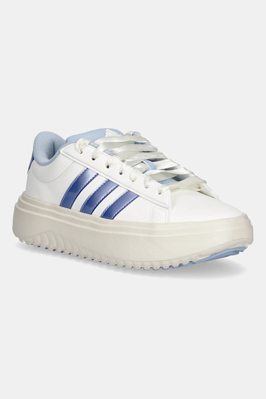 Αθλητικά adidas Grand Court Platform χρώμα: μπεζ, JR0706