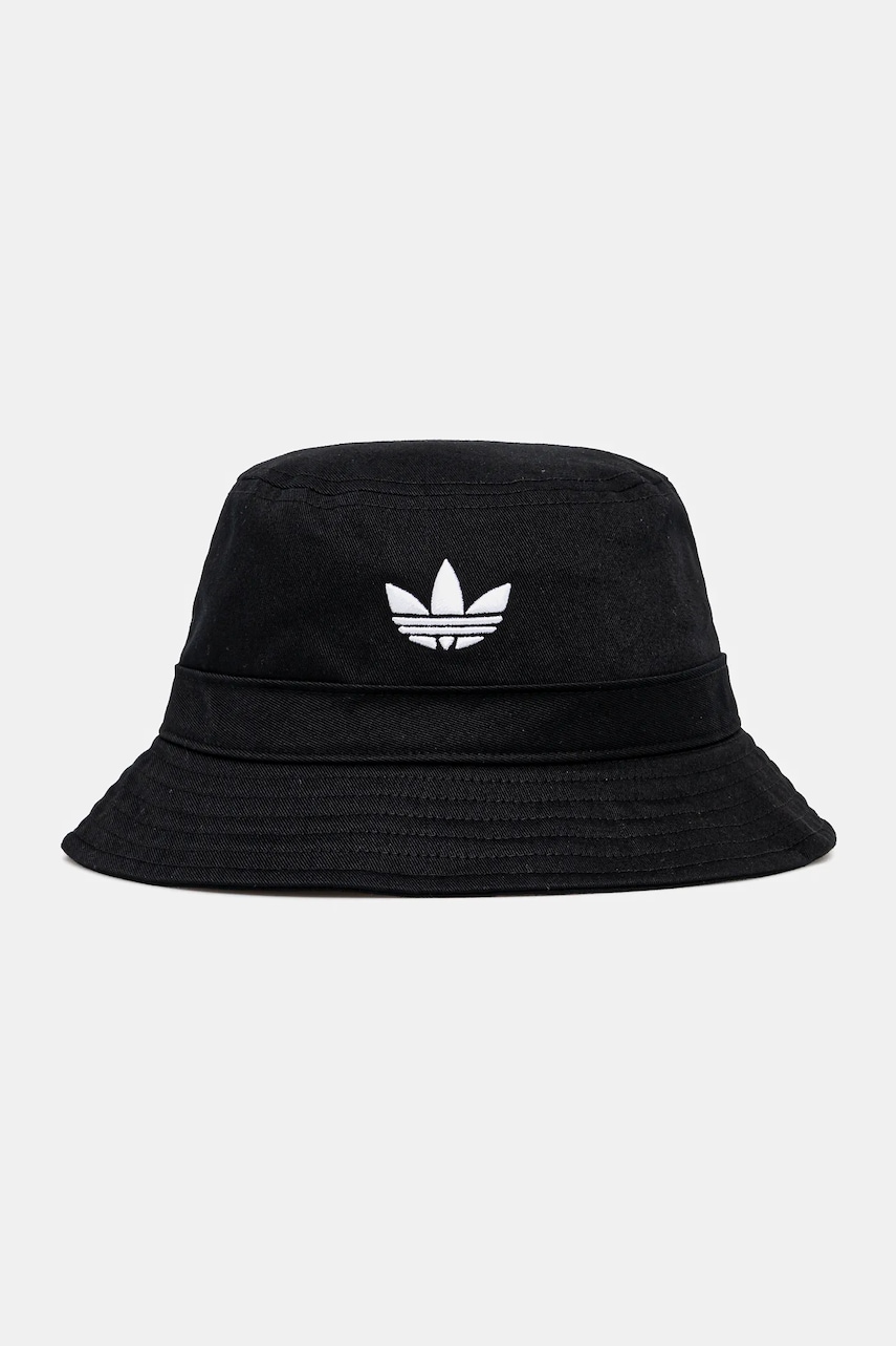 Βαμβακερό καπέλο adidas Originals Adicolor χρώμα: μαύρο, JC6041
