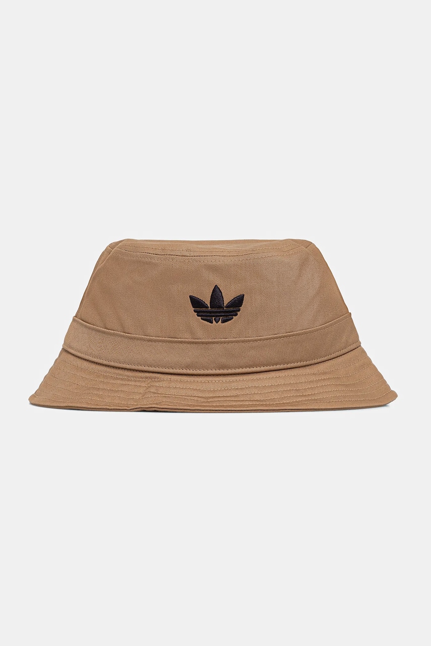 Βαμβακερό καπέλο adidas Originals Adicolor χρώμα: μπεζ, JV9981