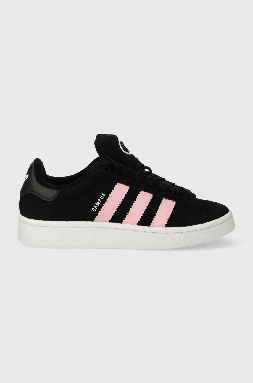 Σουέτ αθλητικά παπούτσια adidas Originals Campus 00s χρώμα: μαύρο, ID3171