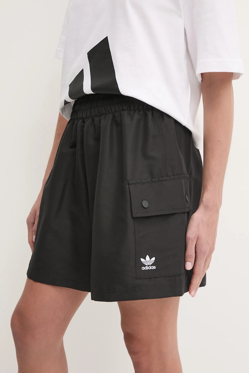 Σορτς adidas Originals Essential χρώμα: μαύρο, JD1514