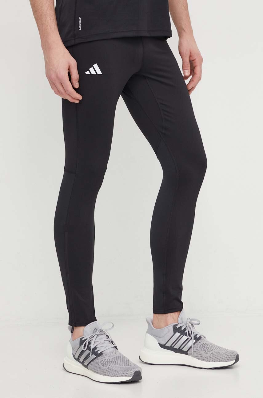 Κολάν για τρέξιμο adidas Performance Adizero Ozweego Adizero χρώμα: μαύρο GY6177 IN1164