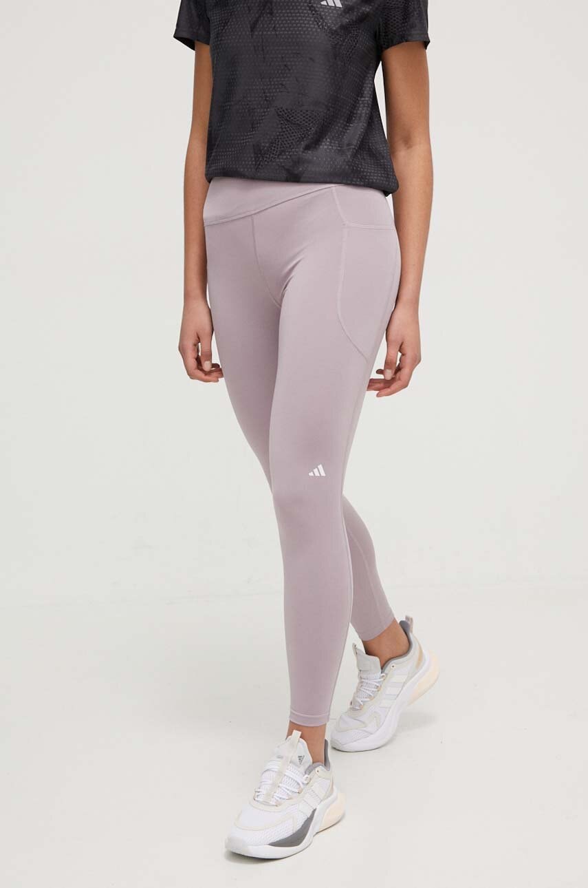 Κολάν για τρέξιμο adidas Performance Daily Run Ozweego Daily Run χρώμα: μοβ GY6177 IU1649