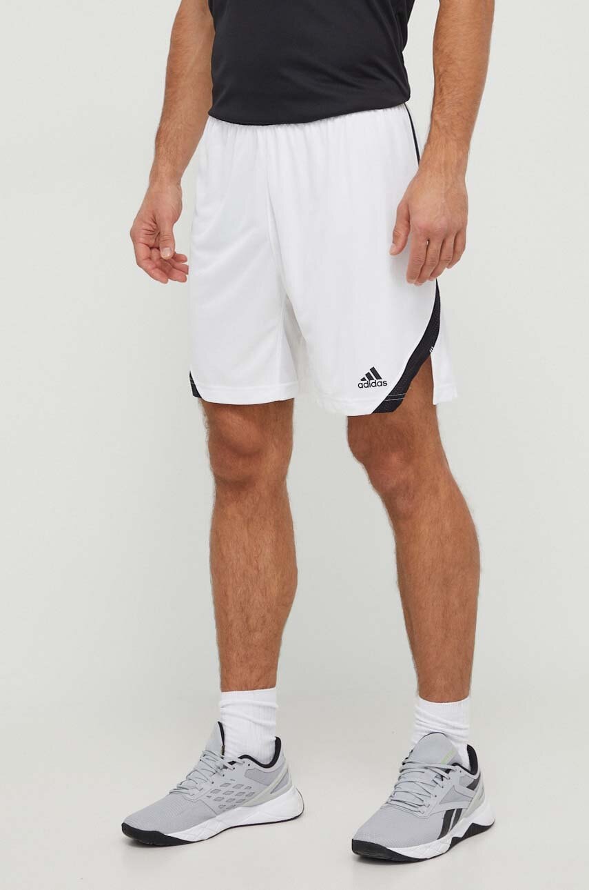 Σορτς προπόνησης adidas Performance Icon Squad Icon Squad χρώμα: άσπρο HI5843
