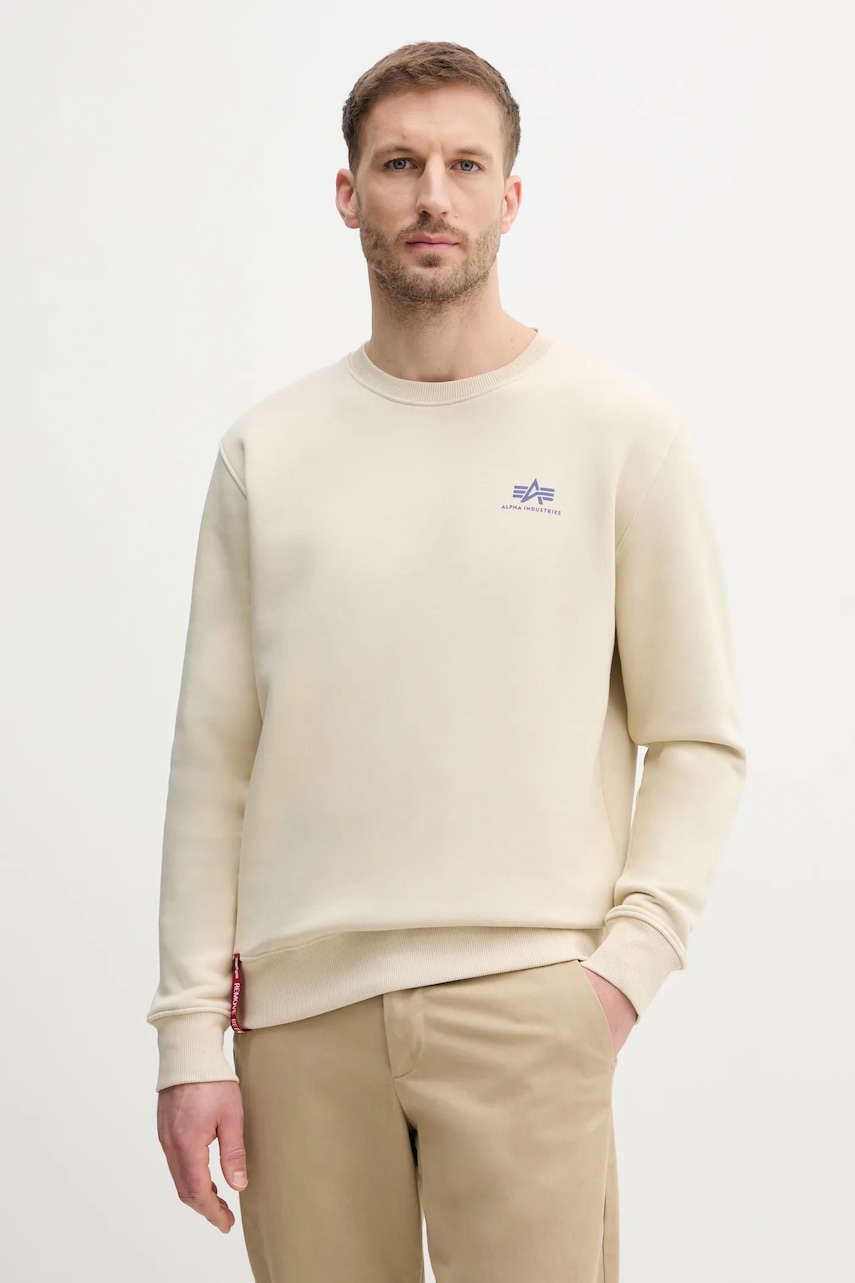 Μπλούζα Alpha Industries Bluza Alpha Industries 188307 03 χρώμα: μαύρο, 188307