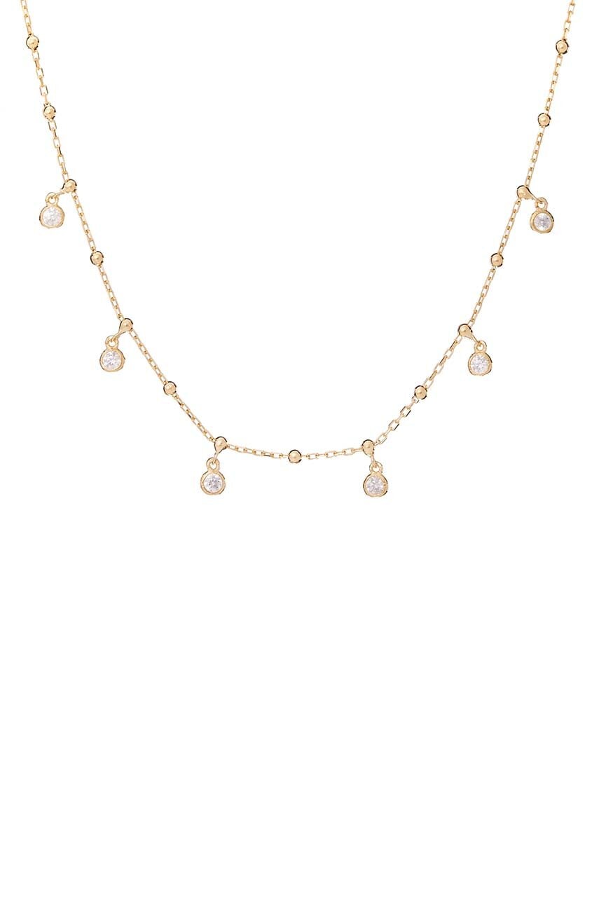 Κολιέ από επιχρυσωμένο ασήμι ANIA KRUK GLAMOUR SYZNS0030Z