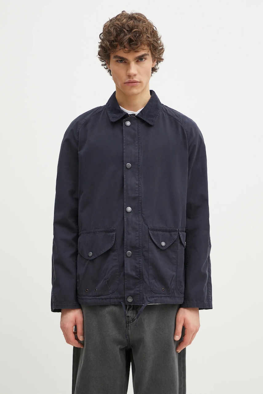 Μπουφάν Barbour Barbour Utility Casual Chore Jacket χρώμα: ναυτικό μπλε, MCA1026