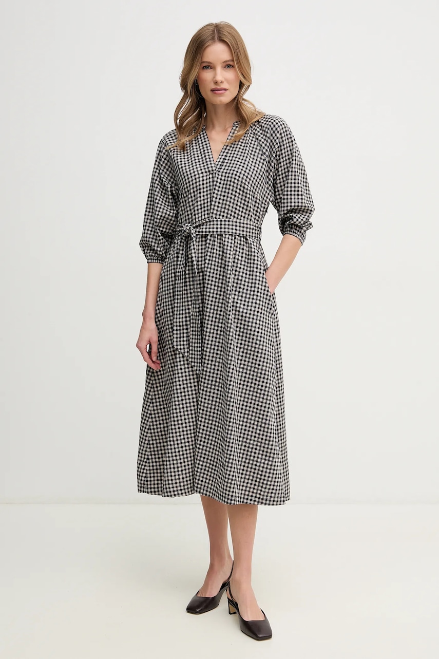 Φόρεμα Barbour Suri χρώμα: μαύρο, LDR0889NY99