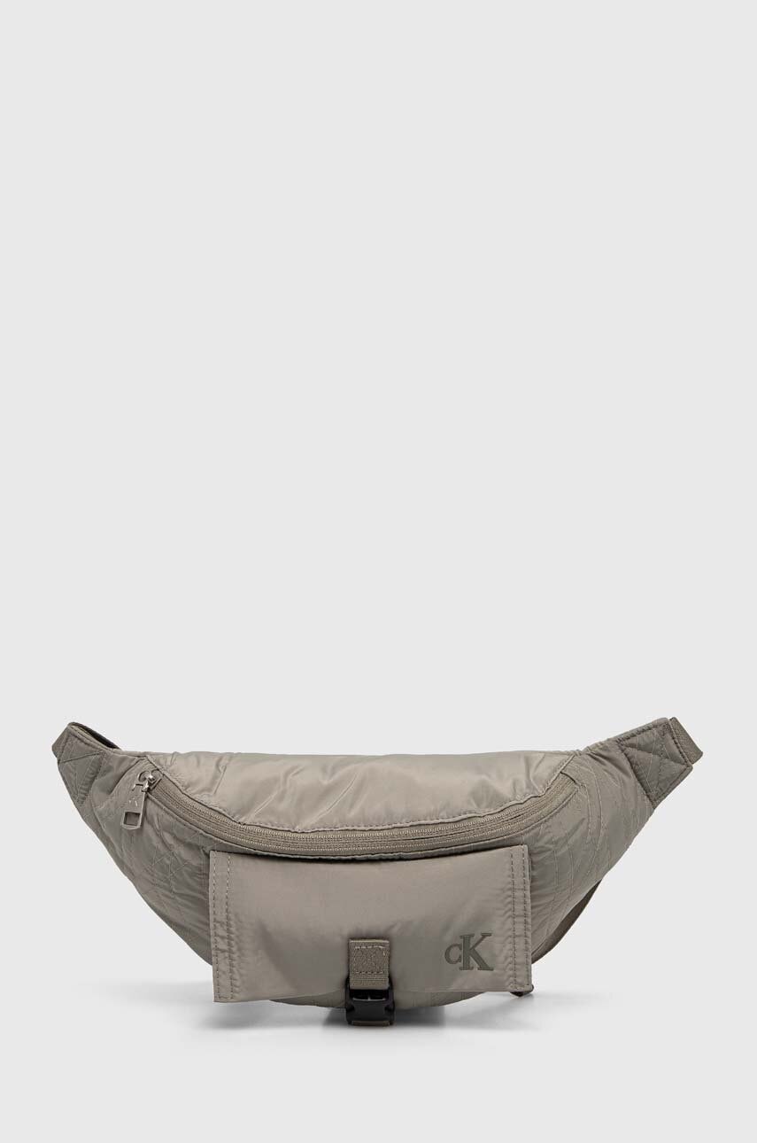 Τσάντα φάκελος Calvin Klein Jeans χρώμα: γκρι, K50K512168