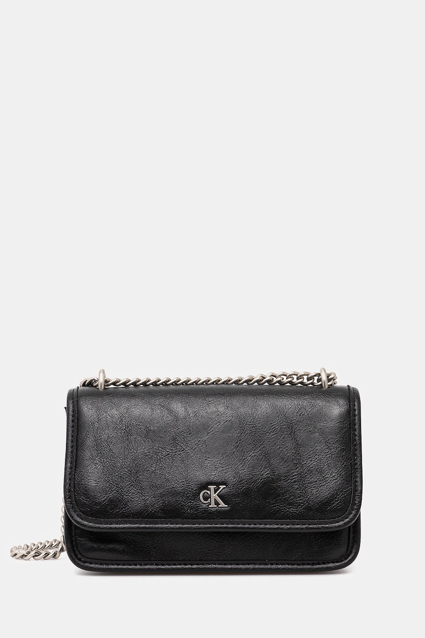 Τσάντα Calvin Klein Jeans χρώμα: μαύρο, LV04K3085G
