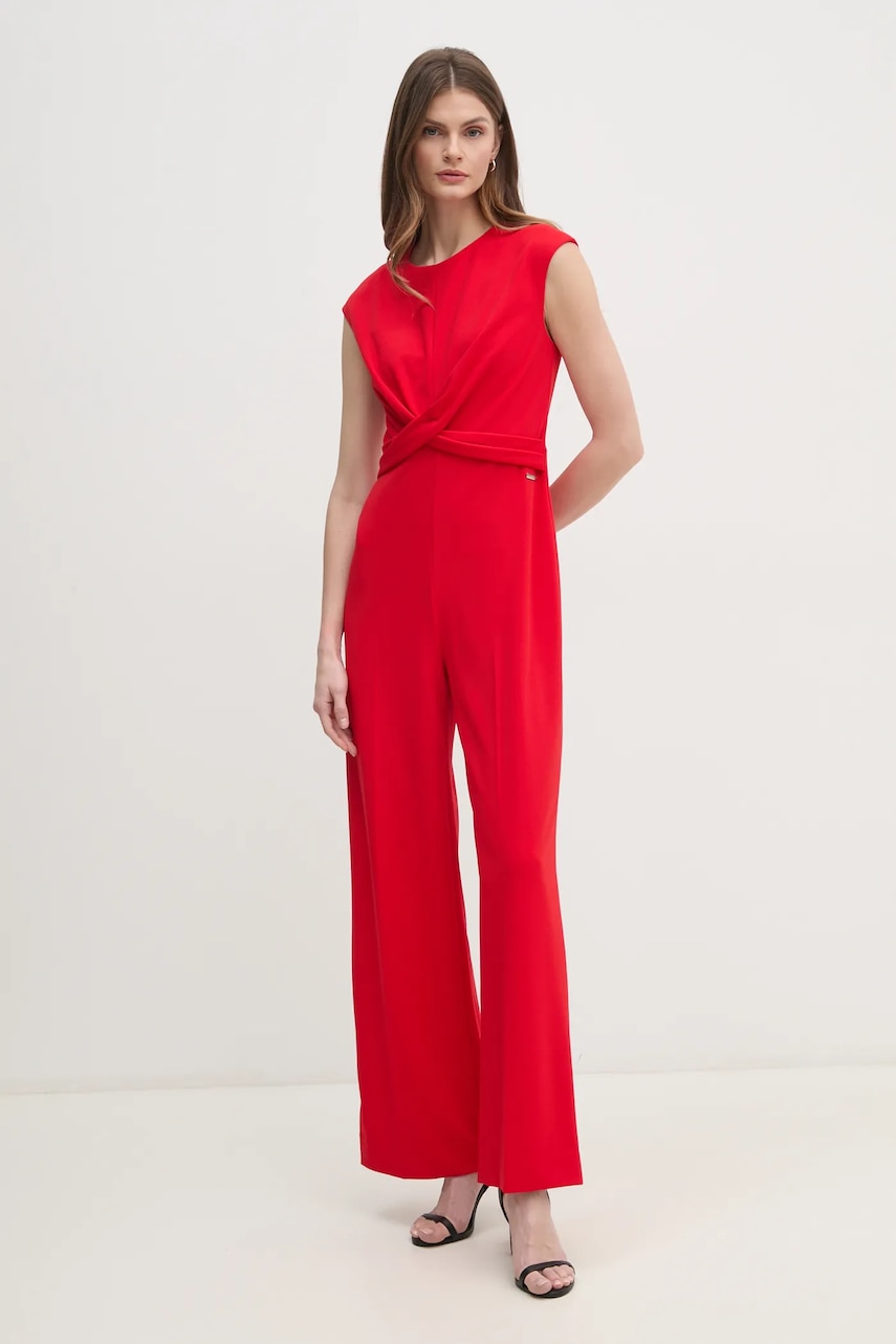 Ολόσωμη φόρμα Calvin Klein χρώμα: κόκκινο, K20K208177
