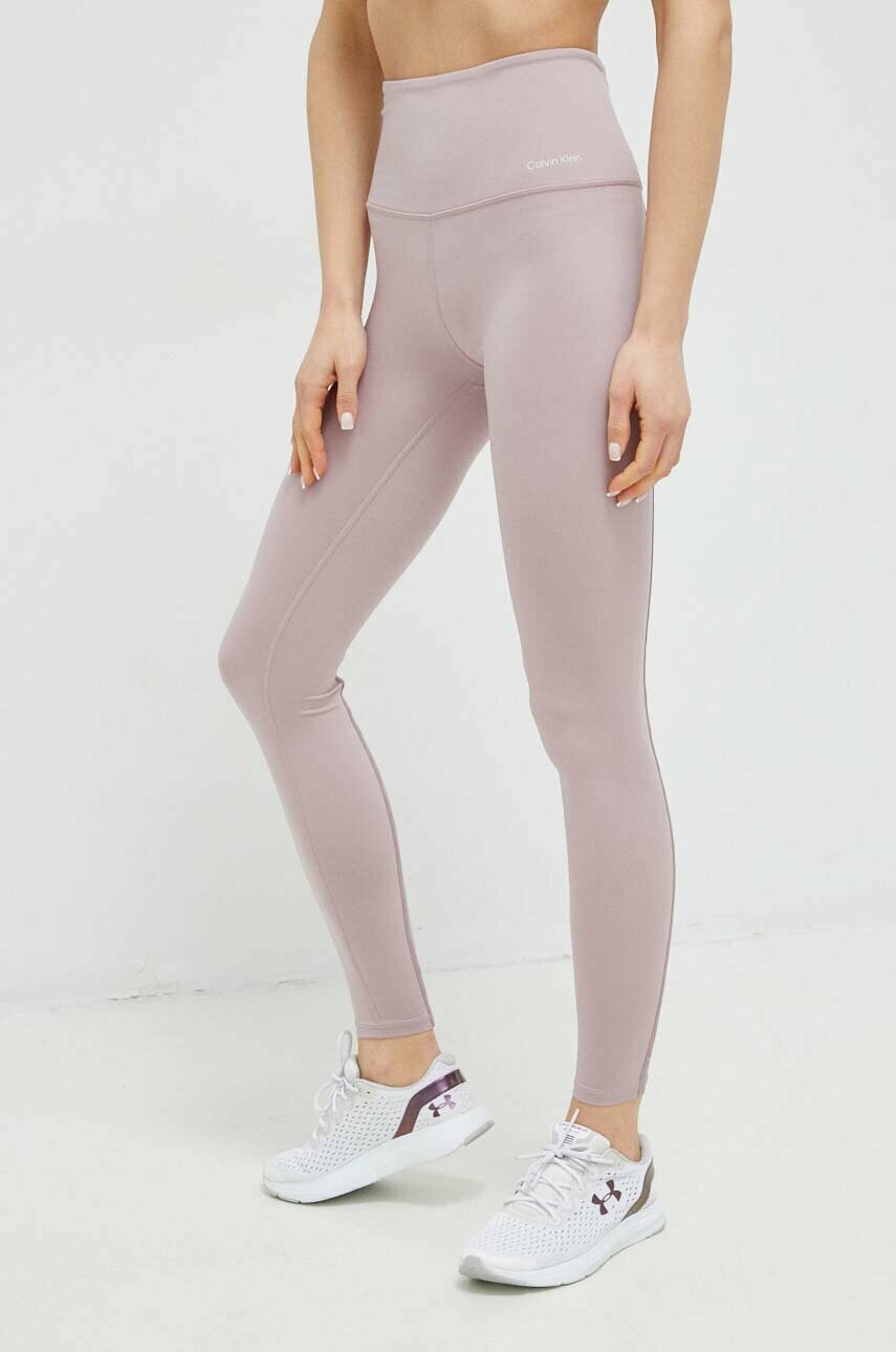 Κολάν προπόνησης Calvin Klein Performance Effect χρώμα: ροζ