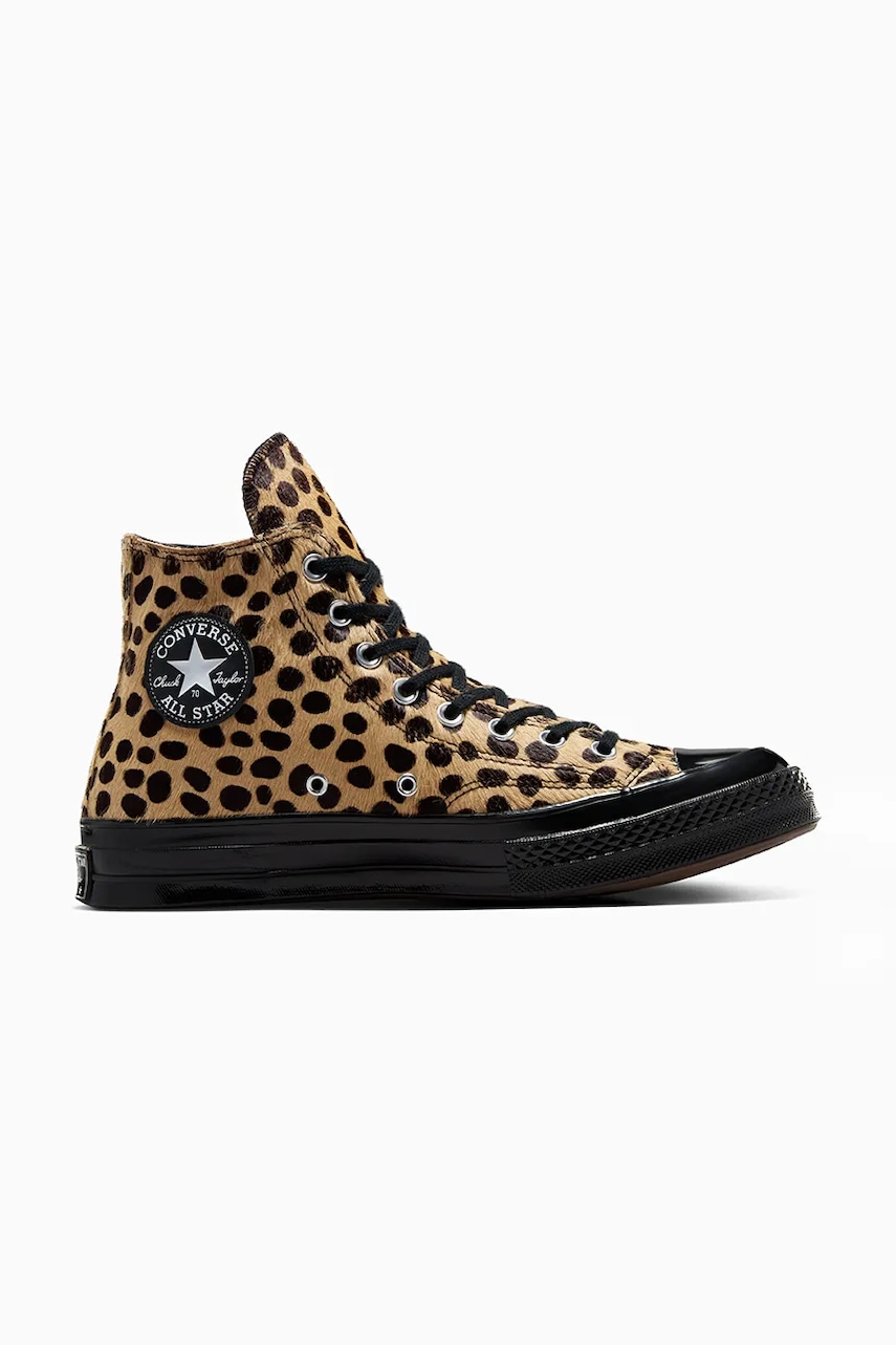 Δερμάτινα ελαφριά παπούτσια Converse Chuck 70 χρώμα: μπεζ, A12705C