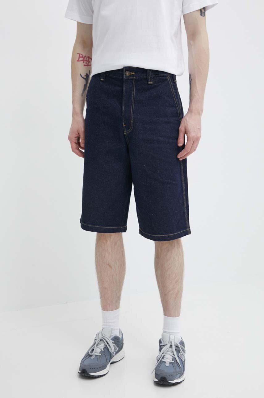 Τζιν σορτς Dickies MADISON χρώμα: ναυτικό μπλε, DK0A4YSY