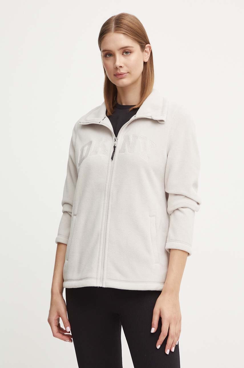 Φλις μπουφάν Dkny χρώμα: μπεζ, DP4J9479