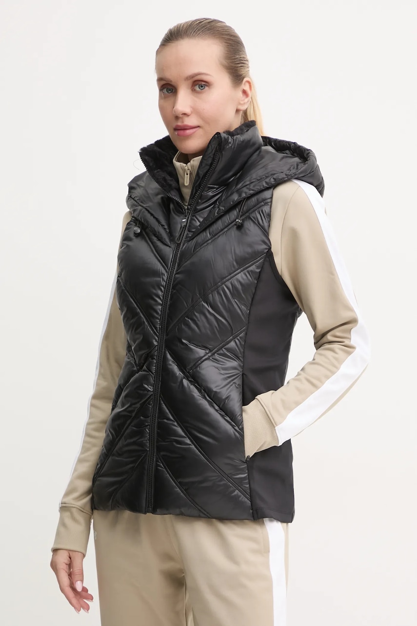 Αμάνικο μπουφάν Dkny χρώμα: μαύρο, DP4V3157