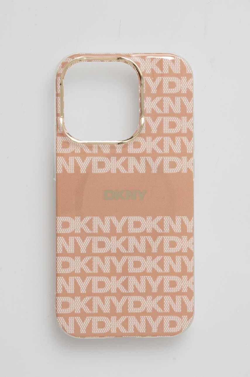 Θήκη κινητού Dkny iPhone 15 Pro 6.1 χρώμα: πορτοκαλί, DKHMP15LHRHSEP