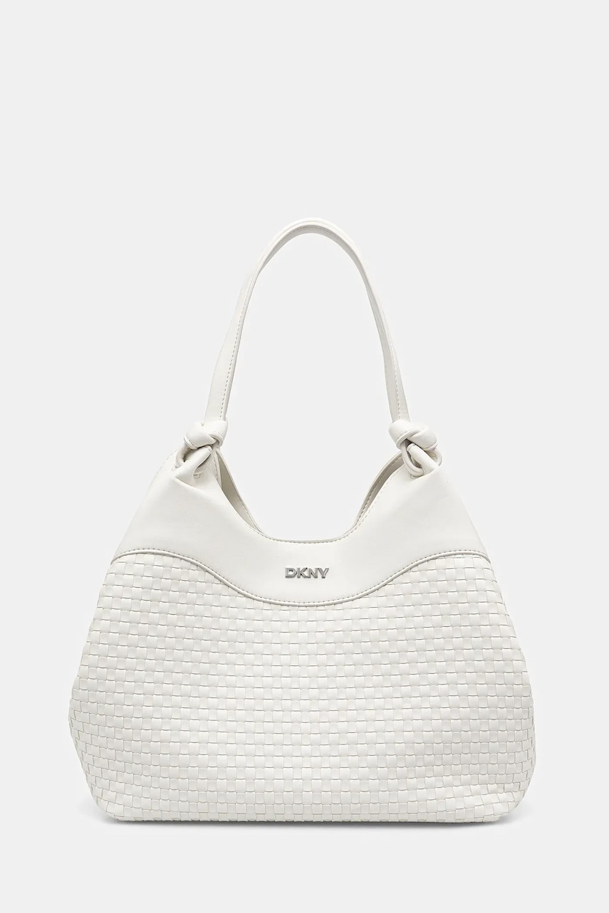 Τσάντα Dkny χρώμα: άσπρο, R52BZE49
